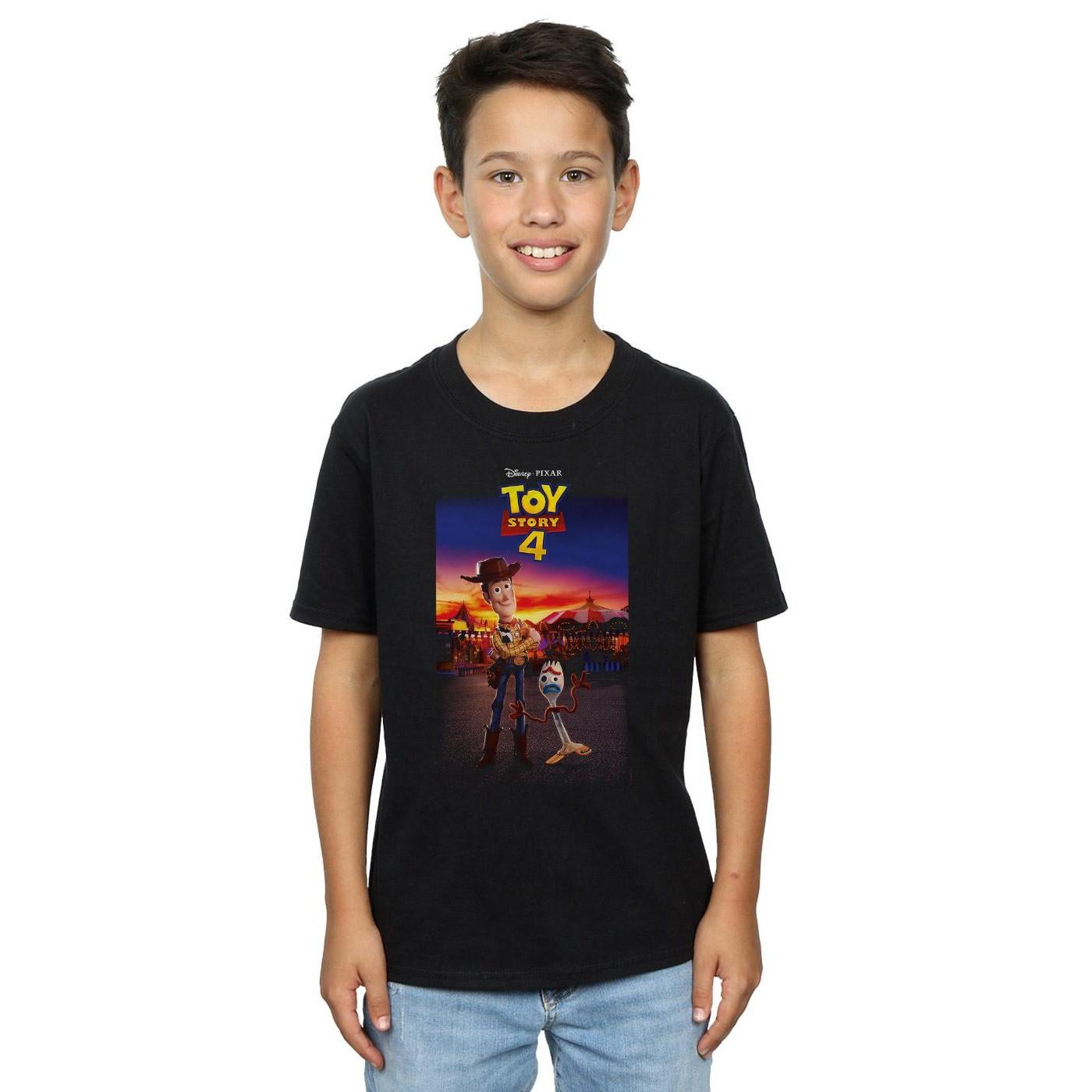 Disney  Toy Story 4 Woody And Forky Poster TShirt 