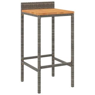 VidaXL Tabouret de bar rotin synthétique  