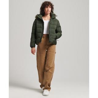 Superdry  kurze daunenjacke mit kapuze, damen 