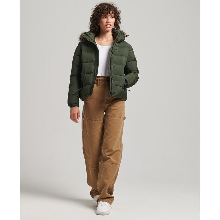 Superdry Doudoune courte à capuche  