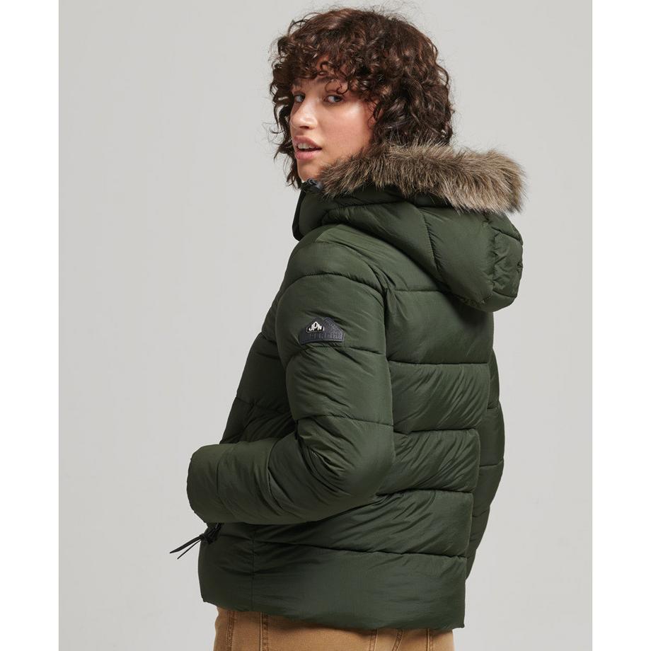 Superdry Doudoune courte à capuche  