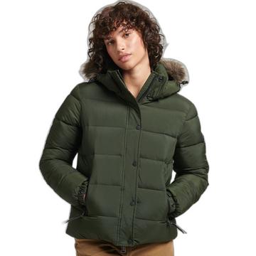 kurze daunenjacke mit kapuze, damen