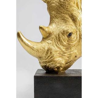 KARE Design Oggetto decorativo rinoceronte oro  