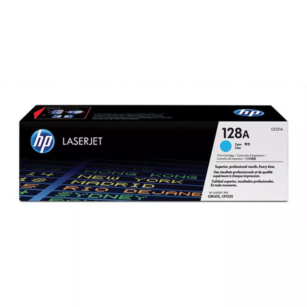 Hewlett-Packard – HP Toner-Modul 128A cyan CE321A Color LJ Pro CM1415 1300 S., Cyan-Blau, Seiten