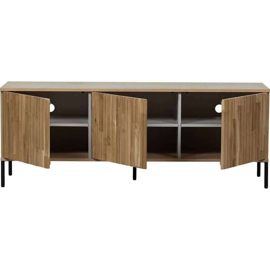 mutoni Buffet TV New Gravure chêne naturel 150  