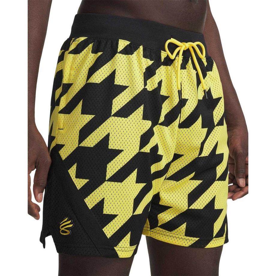 UNDER ARMOUR Curry Pantaloncini Da Basket Pied De Poule  