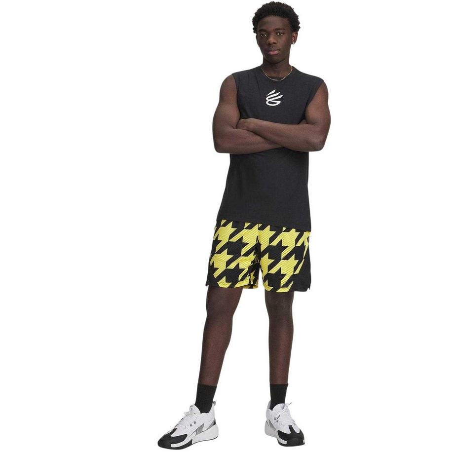 UNDER ARMOUR Curry Pantaloncini Da Basket Pied De Poule  