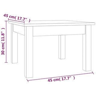 VidaXL Table basse bois de pin  