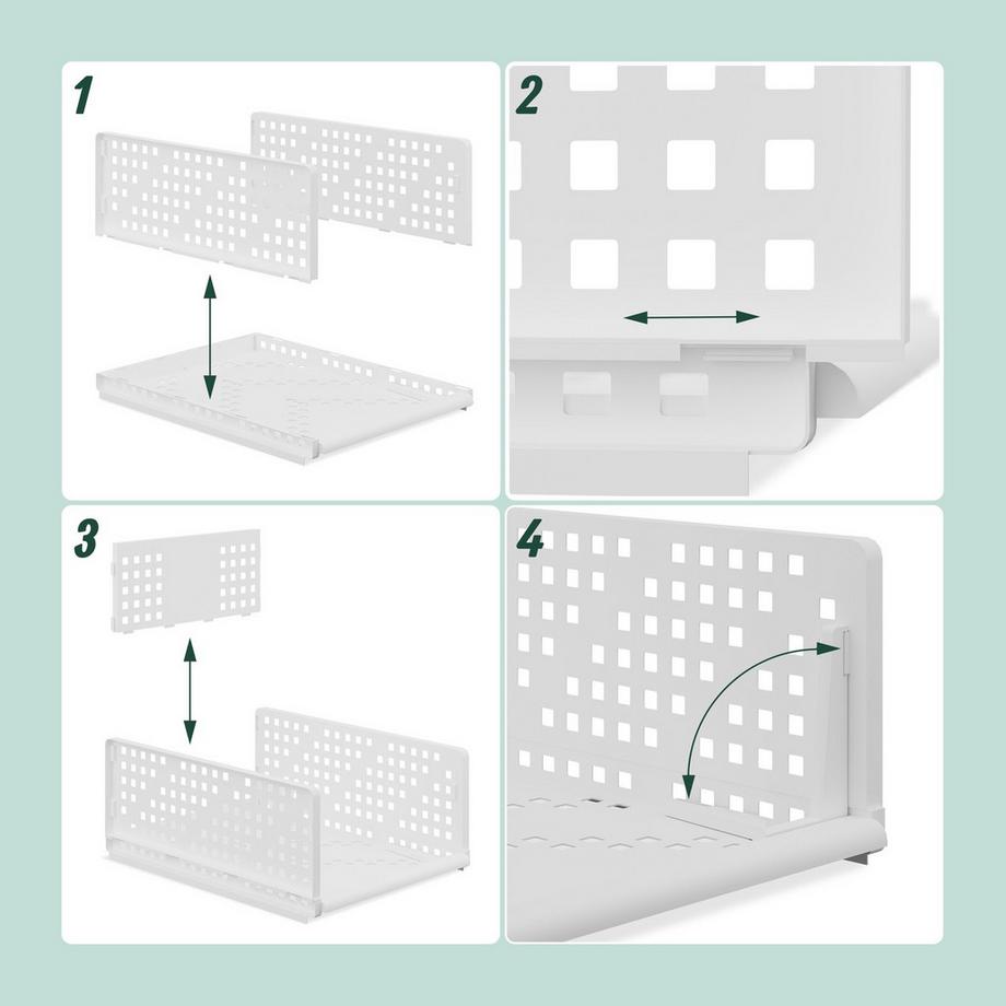 Northix Schrank-Organizer 3er-Pack  