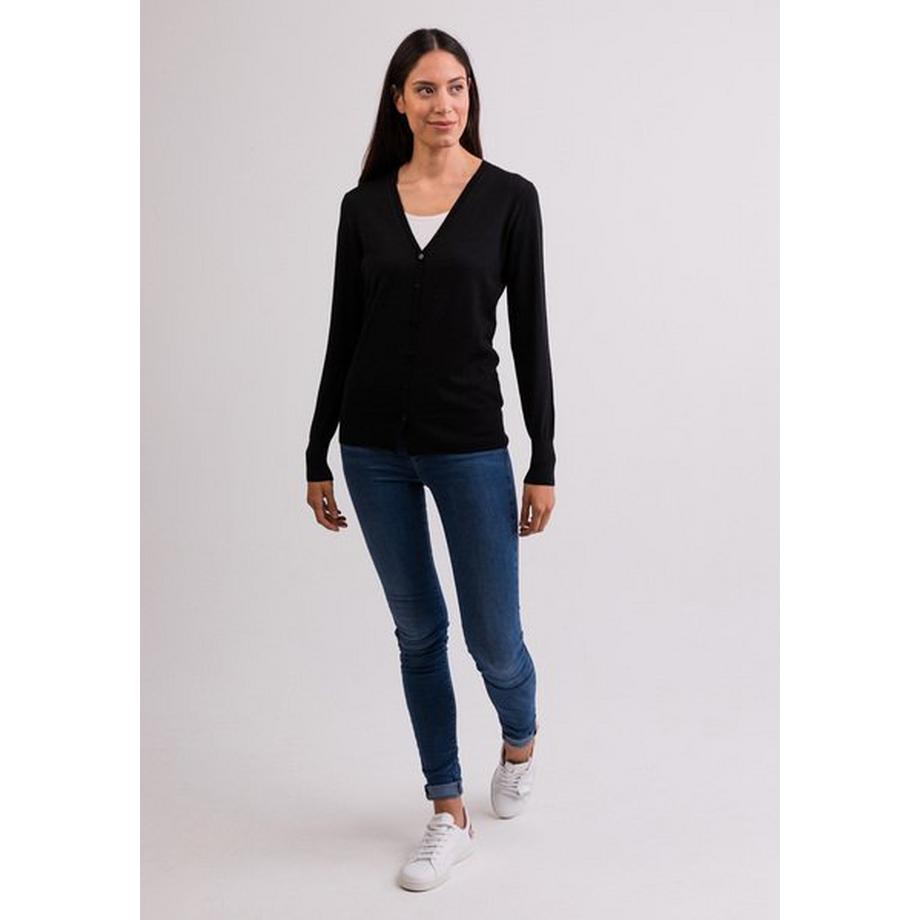 CASH-MERE.CH Kaschmir V-Ausschnitt Cardigan  