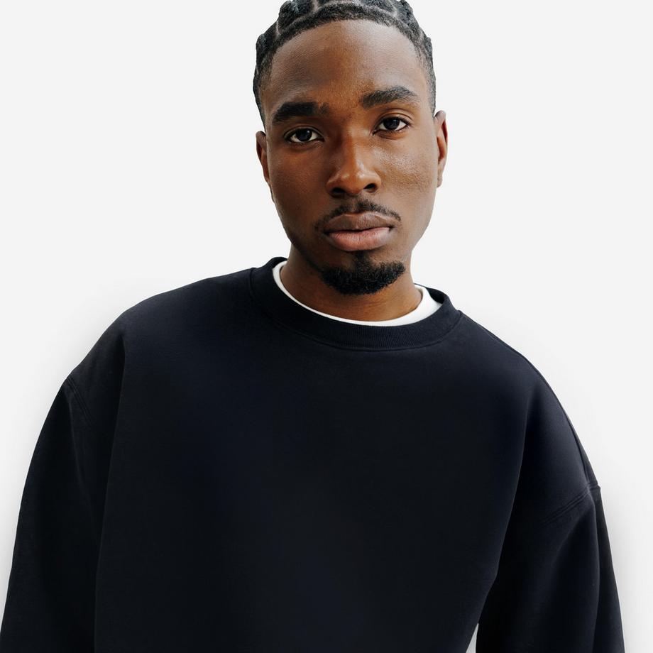 DECATHLON Sweat-shirt Oversized Col Rond Coton  