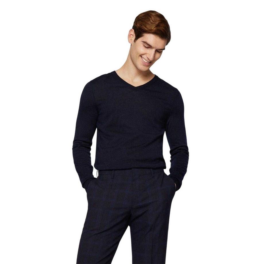 BOSS Pullover, Jerseyware, Formell, Regulär  