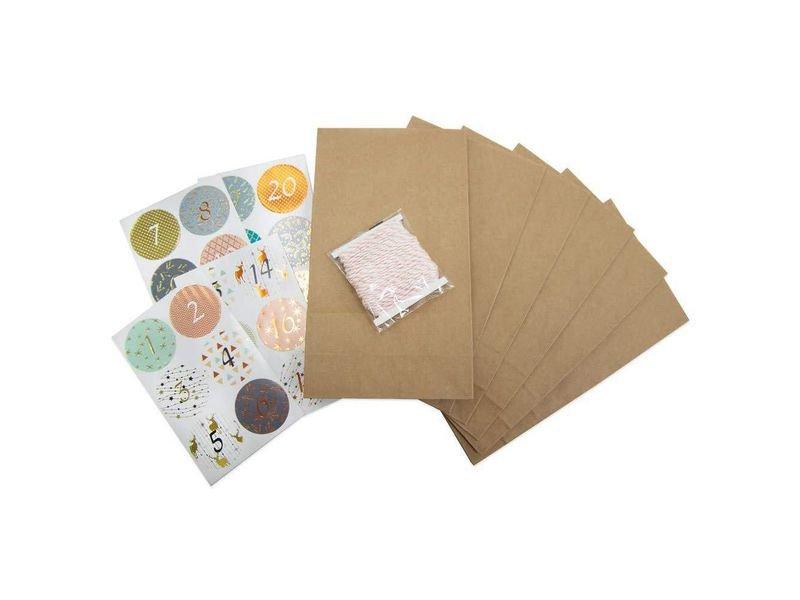 Folia Adventskalender-Set Natur  