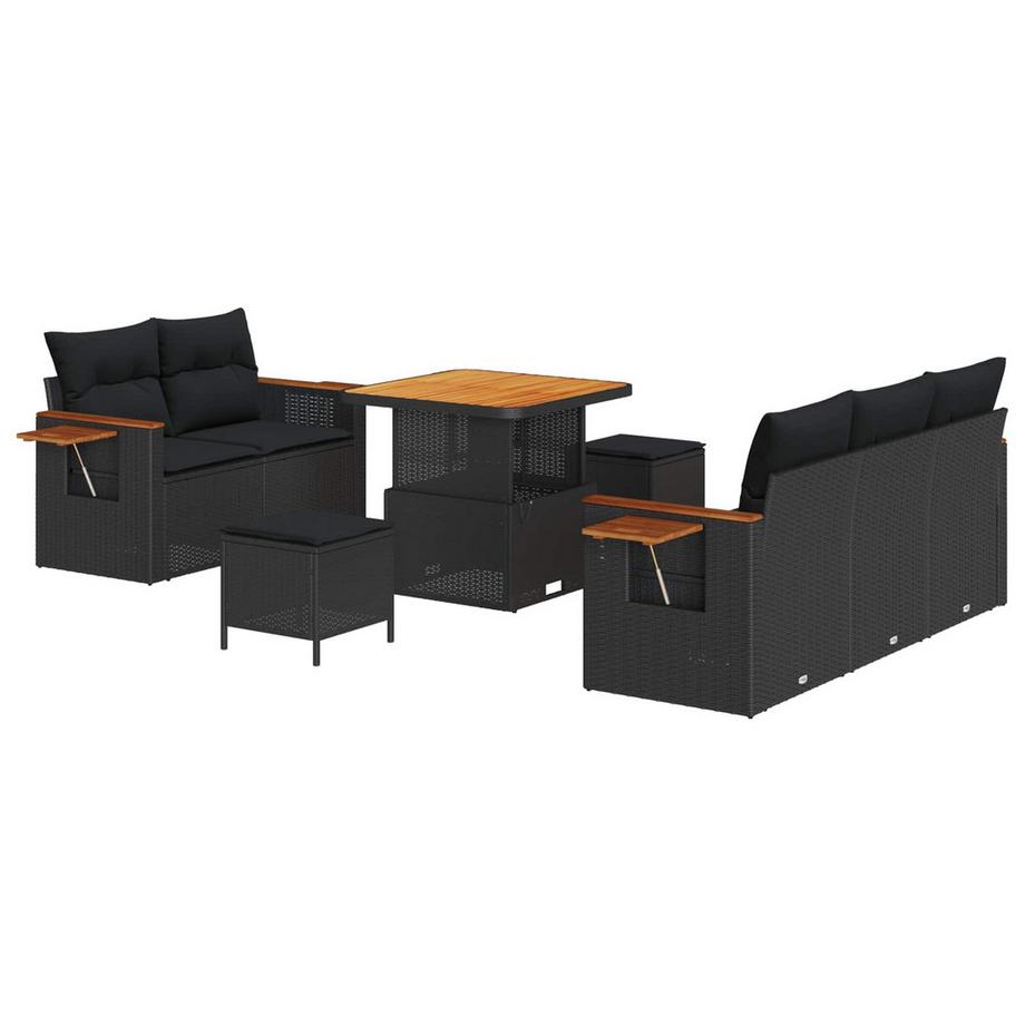 Set Divano da Giardino Polyrattan