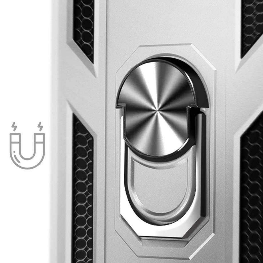 Avizar  iPhone 16e Ring Hülle Silber 