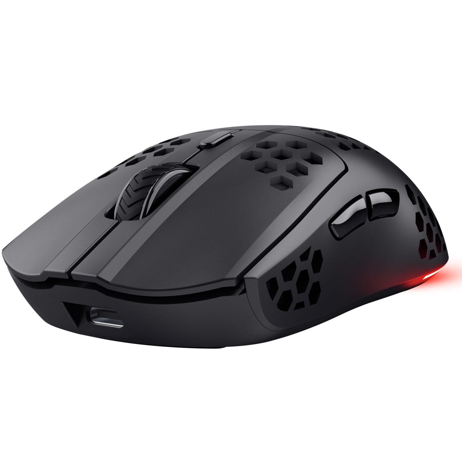 Trust  GXT 929 Helox Kabellose, leichte Gaming-Maus, Schwarz 