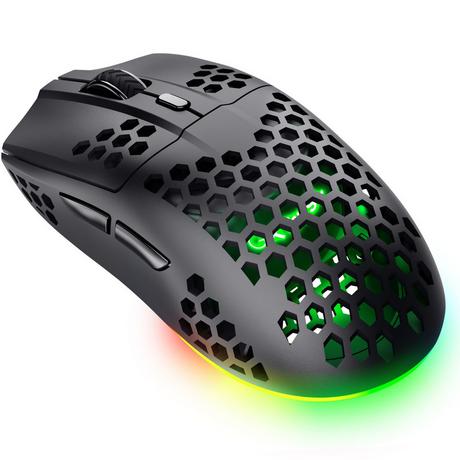 Trust  GXT 929 Helox Kabellose, leichte Gaming-Maus, Schwarz 