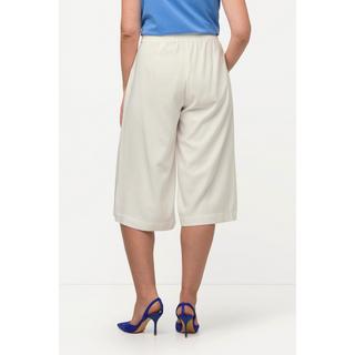 Ulla Popken  Culottes con taglio della gamba ampio e cintura comoda 