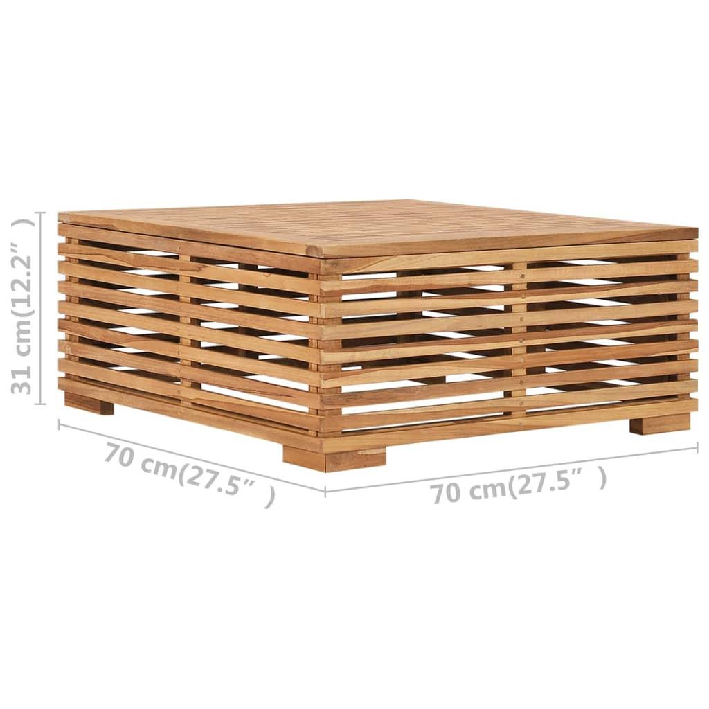 VidaXL Table de jardin teck  