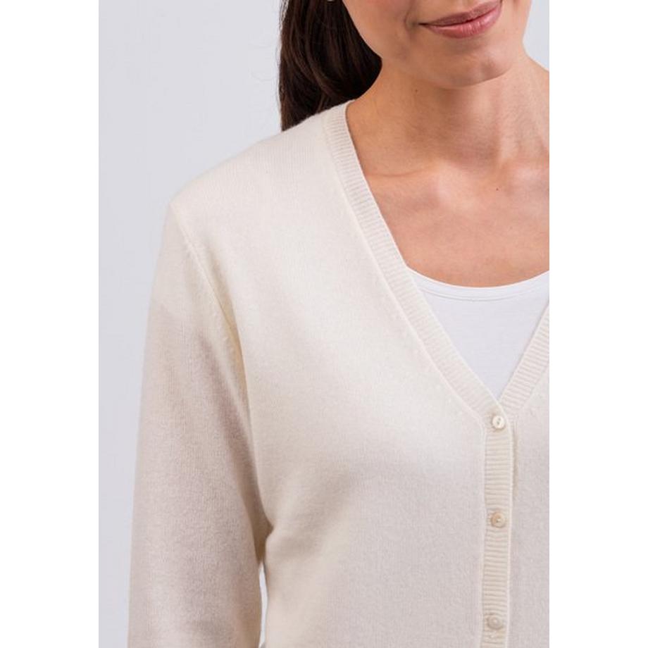 CASH-MERE.CH Kaschmir V-Ausschnitt Cardigan  