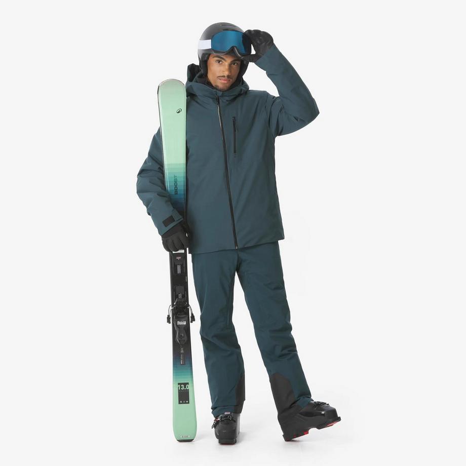 QUECHUA  Wasserdichte Ski- und Snowboardjacke , 500 dunkelgrün 