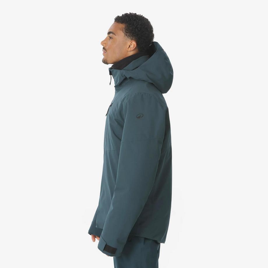 QUECHUA  Wasserdichte Ski- und Snowboardjacke , 500 dunkelgrün 