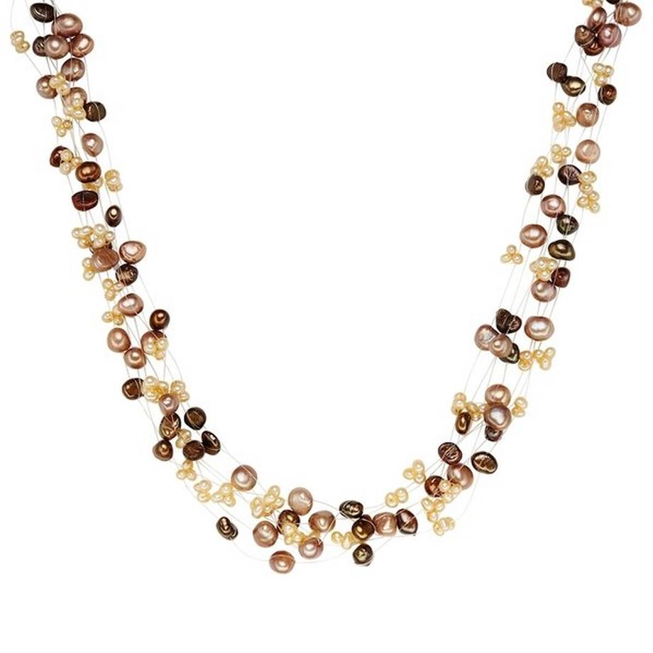 Femme Collier de perles