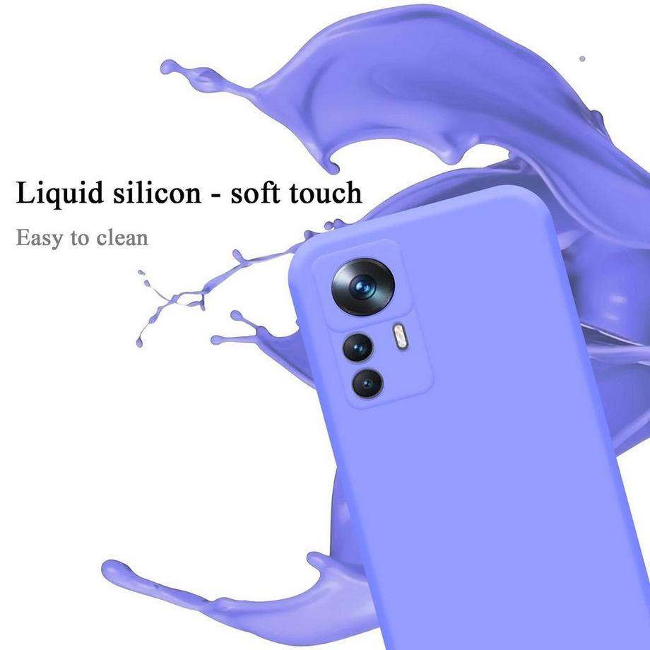 Cadorabo  Hülle für Xiaomi 12T  12T PRO in LIQUID HELL LILA - Schutzhülle aus flexiblem TPU Silikon 