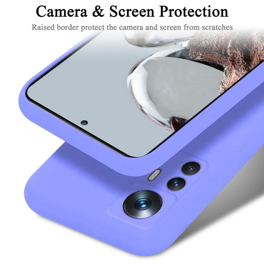 Cadorabo  Hülle für Xiaomi 12T  12T PRO in LIQUID HELL LILA - Schutzhülle aus flexiblem TPU Silikon 