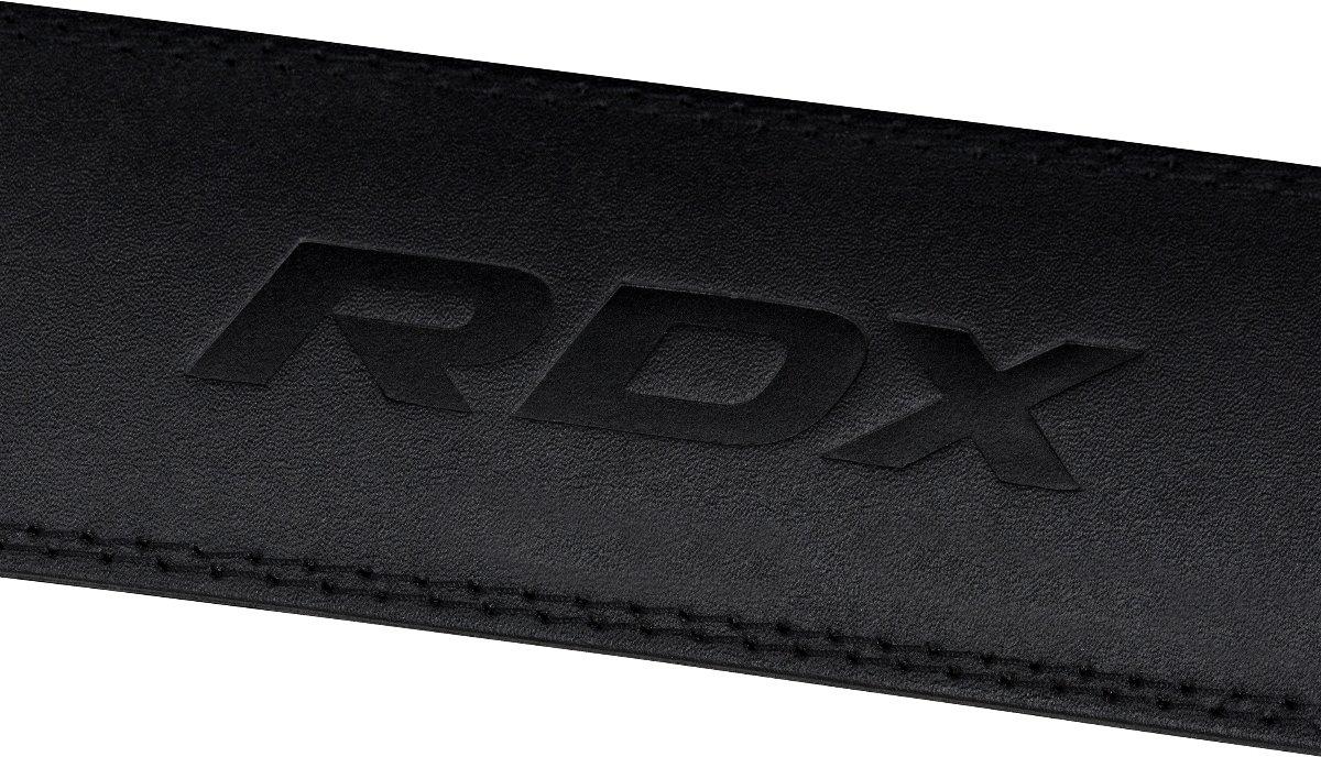 RDX SPORTS  RDX 4 Inch Ceinture de gymnastique et d'haltérophilie en cuir rembourré 