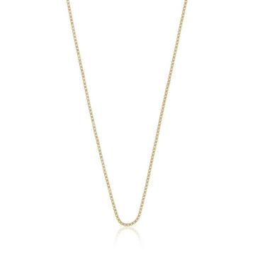 Collier Venezianer Gelbgold 750, 1mm, 38cm