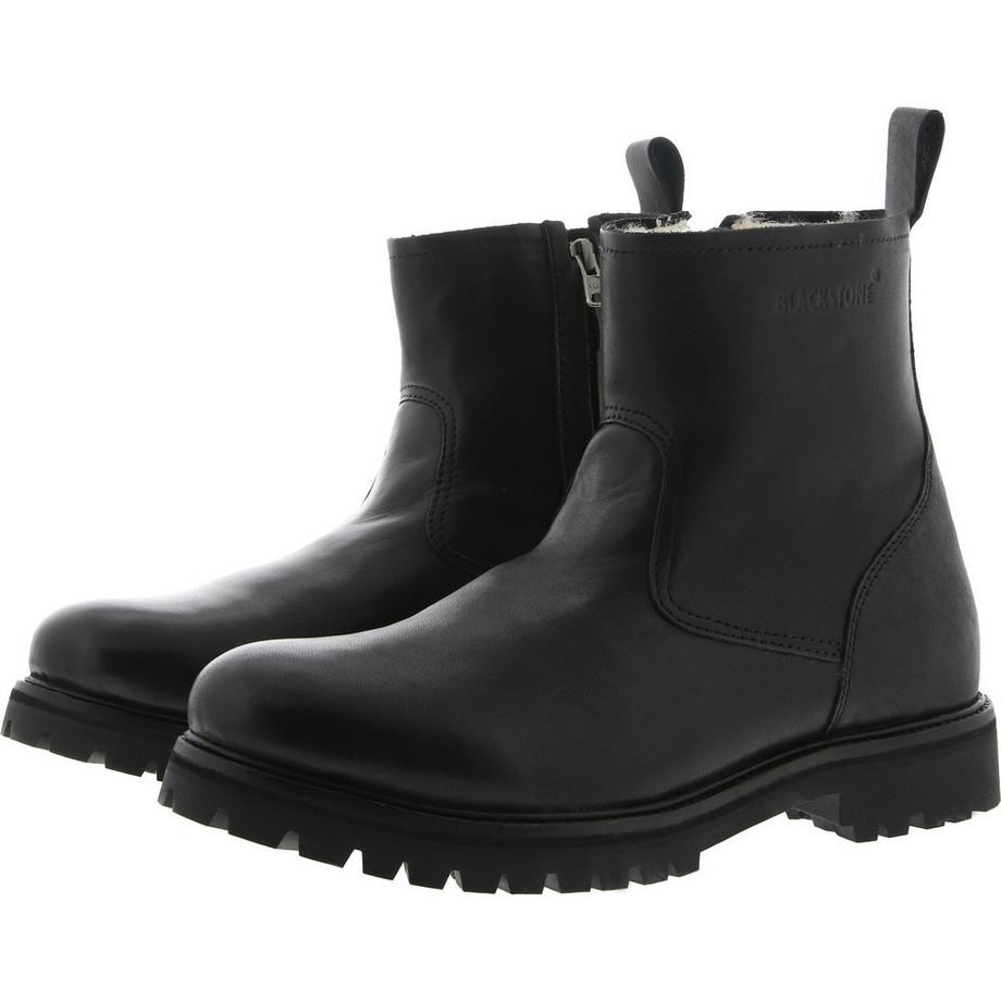 Blackstone OM63 Stivali con Zip Rivestiti di Pelliccia  