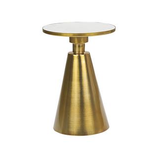 Beliani Table d'appoint en Métal Glamour ANDRES  