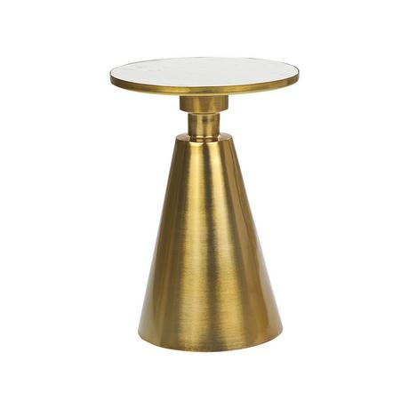 Beliani Table d'appoint en Métal Glamour ANDRES  