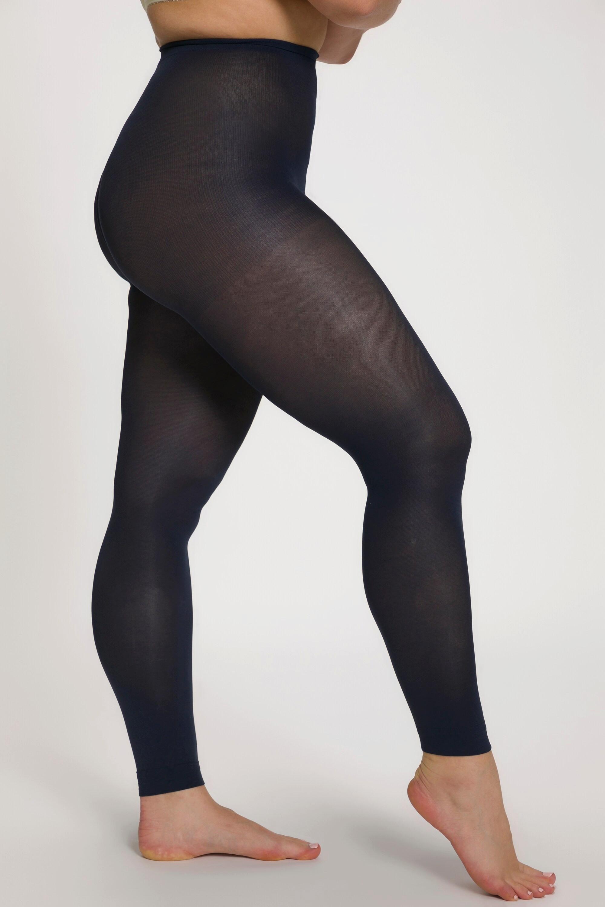 Ulla Popken  Leggings di calza da 60 den con cuciture piatte 