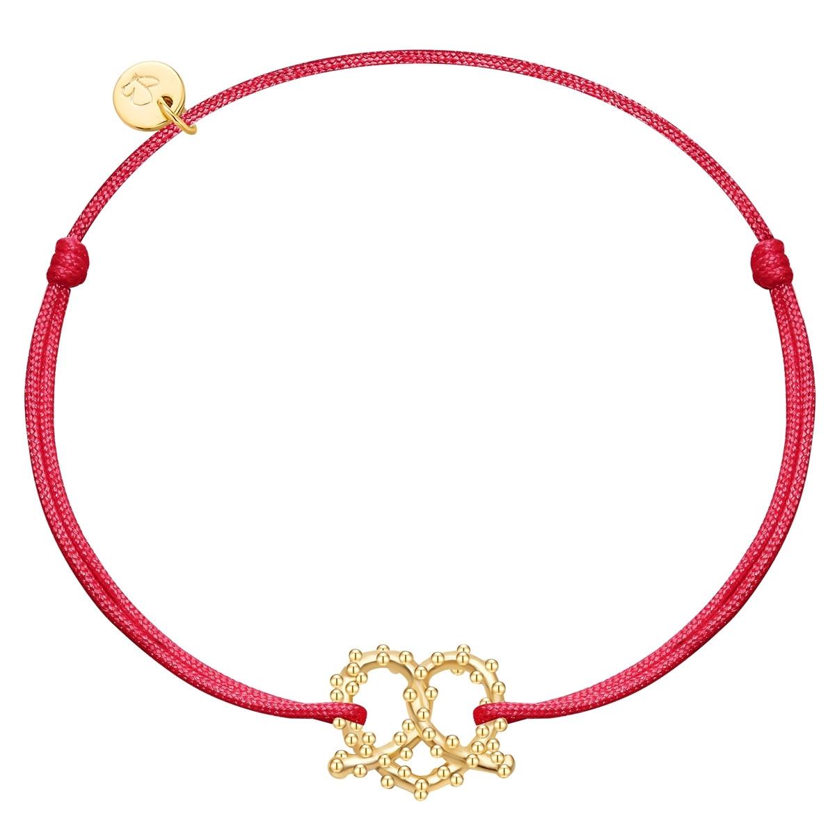 Glanzstücke München  Femme Bracelet Bretzel coeur 