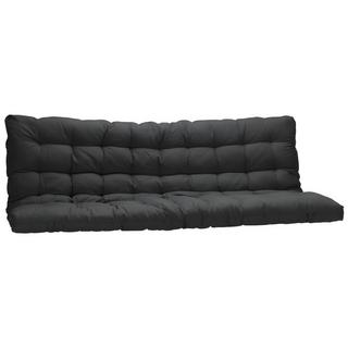 Vente-unique Hochbett mit Schlafsofa + Futonmatratze + Matratze - 90 x 190 cm - Metall - Silberfarben & Schwarz - MODULO IV  