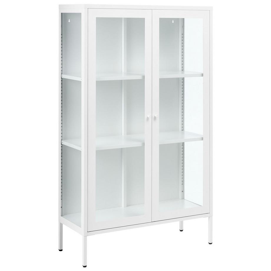 Vitrine en verre en Acier Moderne NASH