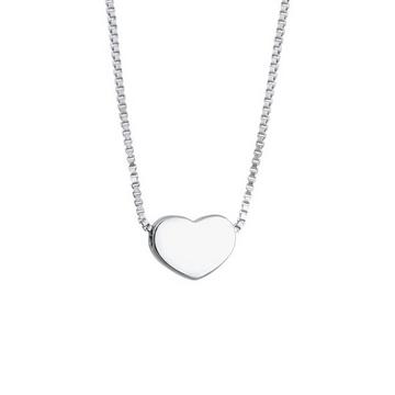 Collier Pendentif Coeur Basic Minimal Femme