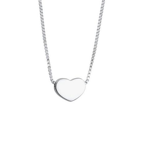 Elli  Collier Pendentif Coeur Basic Minimal Femme 