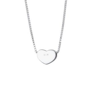 Elli  Collier Pendentif Coeur Basic Minimal Femme 