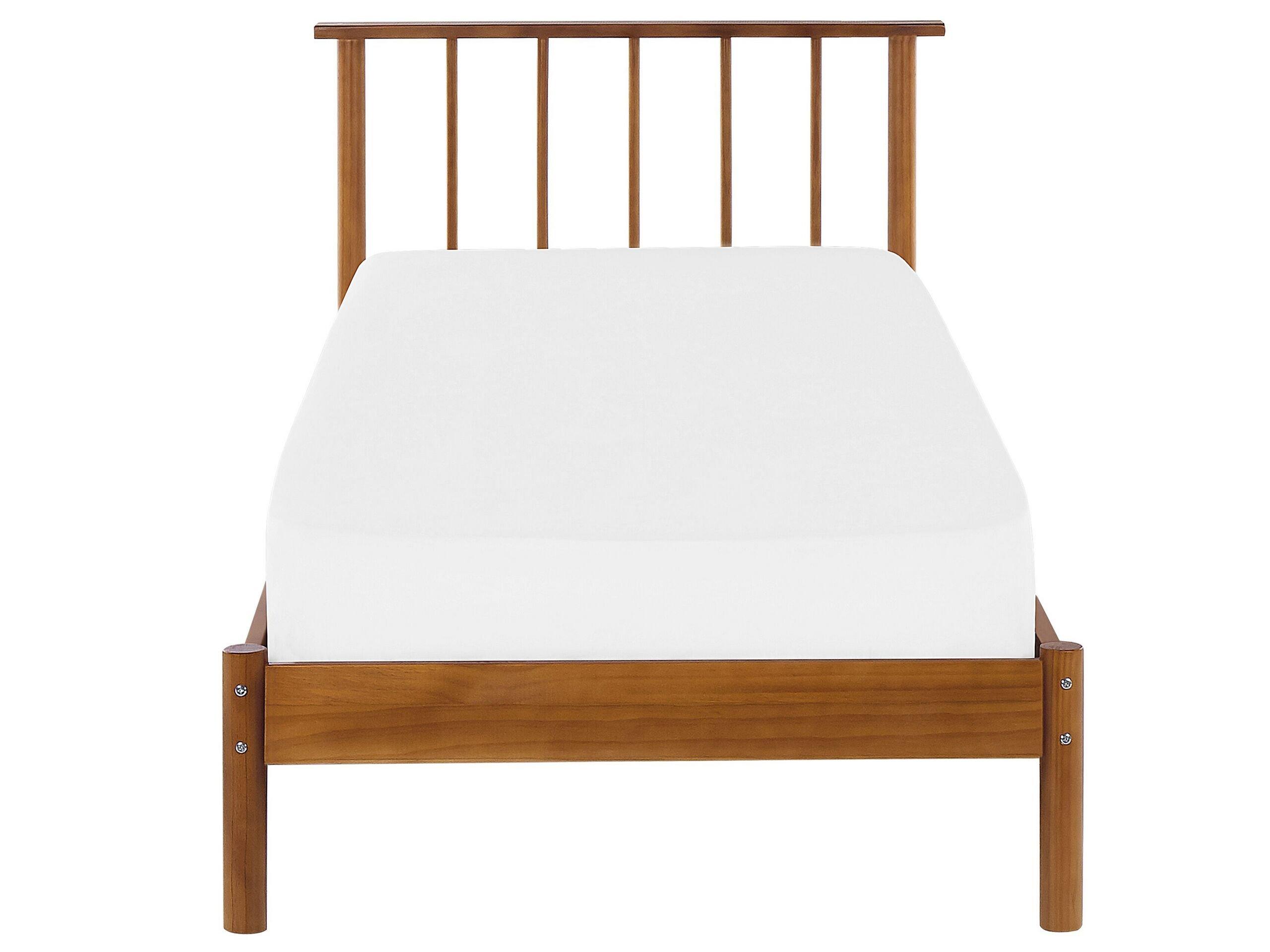 Beliani Letto con rete a doghe en Legno di pino Scandinavo BARRET  