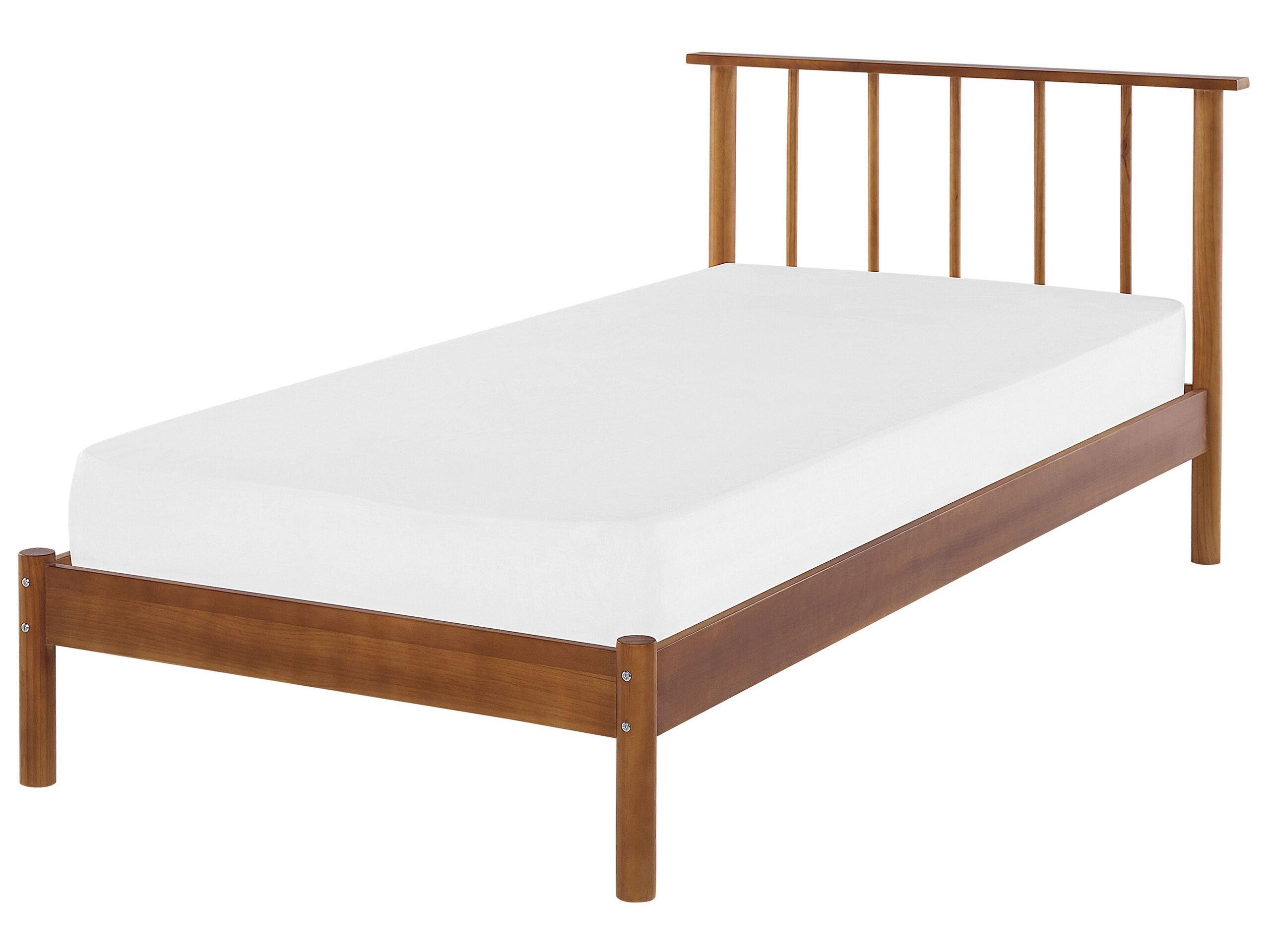 Beliani Letto con rete a doghe en Legno di pino Scandinavo BARRET  