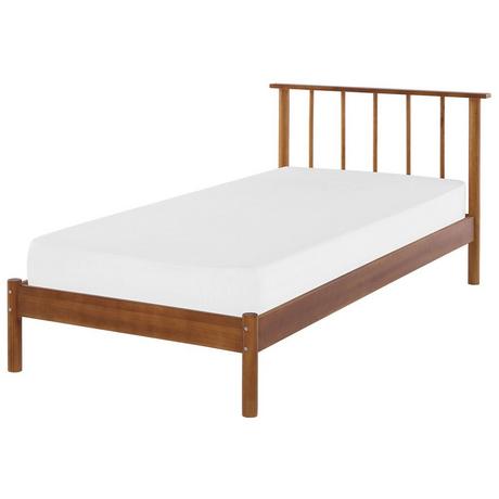 Beliani Letto con rete a doghe en Legno di pino Scandinavo BARRET  