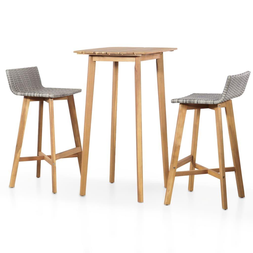 VidaXL Bar set holz  