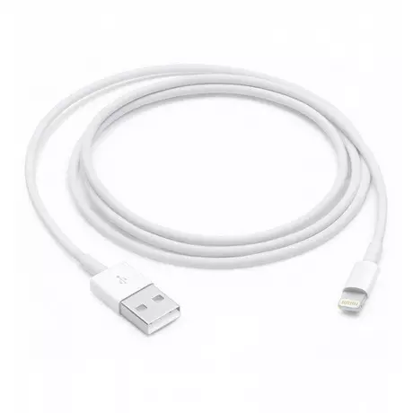 Apple  MXLY2ZM/A câble Lightning 1 m Blanc Blanc