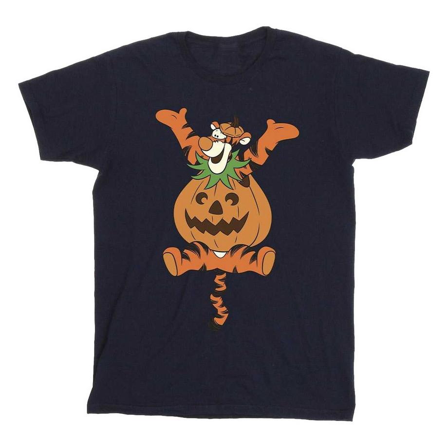 Maglietta Tigro Zucca Cotone Ragazze