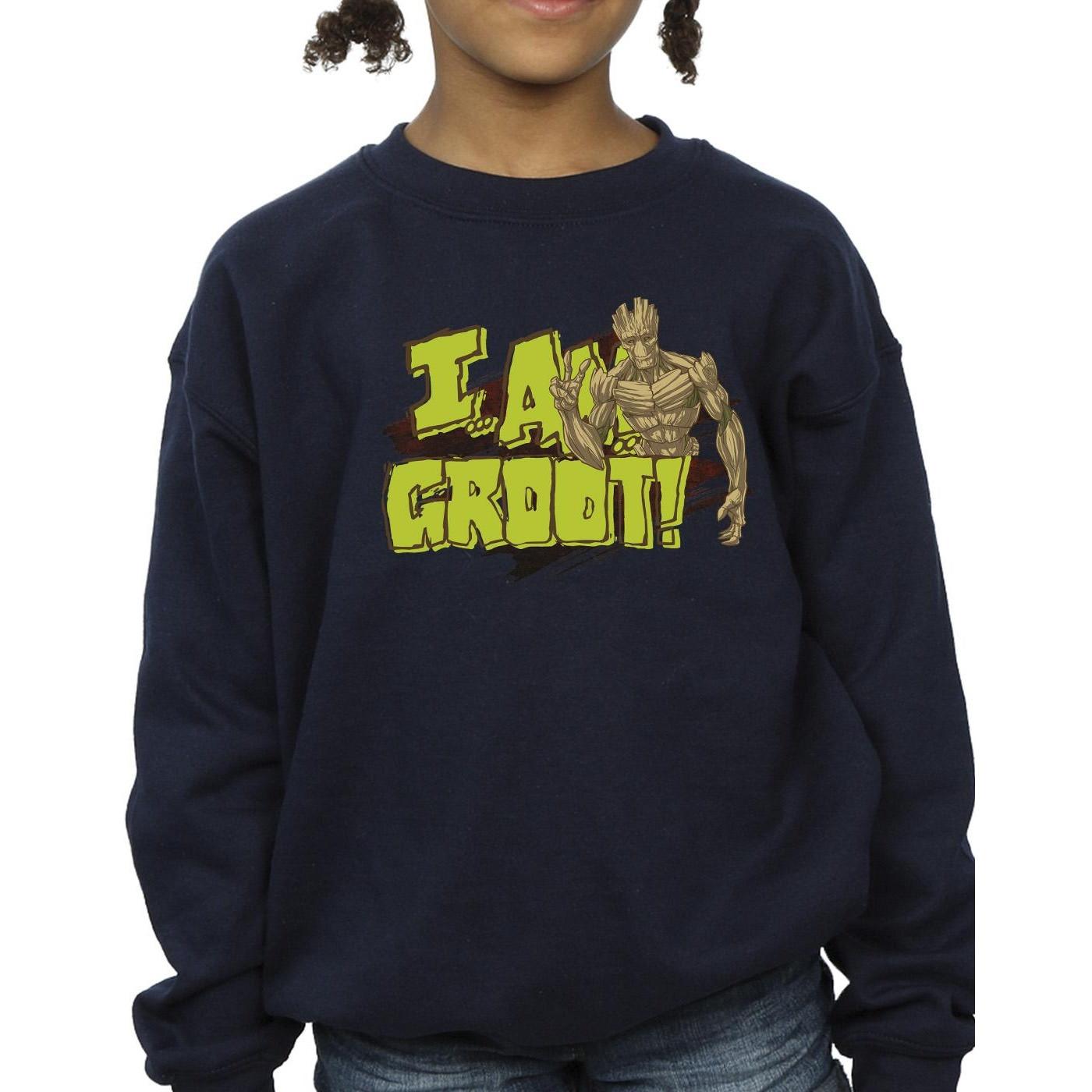 Guardians Of The Galaxy  I Am Groot Sweatshirt 