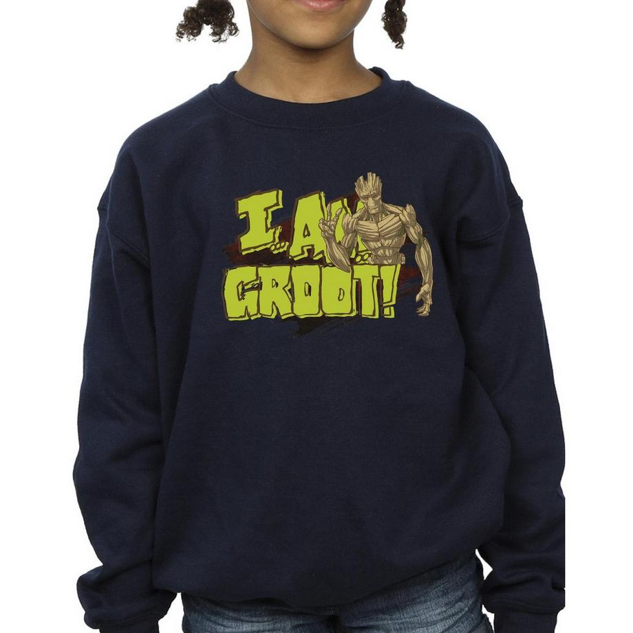 Guardians Of The Galaxy  I Am Groot Sweatshirt 