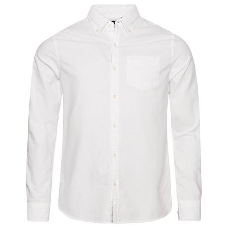 Superdry Langarm Bio-Baumwolle Oxford Hemd  